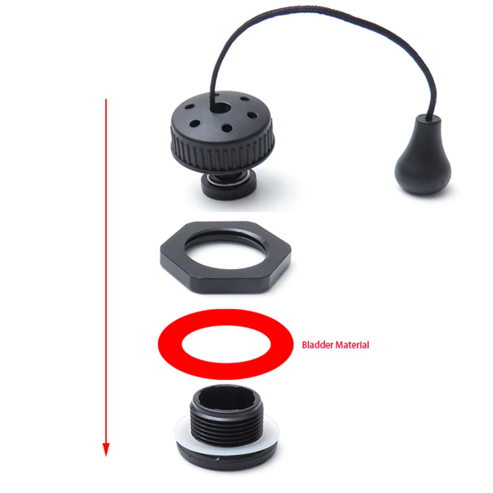 Подводный буй для подводного плавания 31x25 мм стандартный клапан сброса из