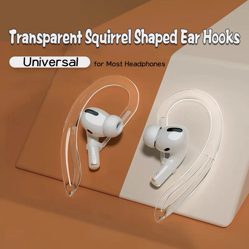 Универсальные амбушюры для наушников Apple Airpods 3 Pro 2 1 прозрачные зеркальные петли |
