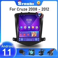 Srnubi Android Tesla Style Car Radio for Chevrolet Cruze J300 2008 2012 Din Multimedia Player GPS 2din Carplay Stereo DVD
