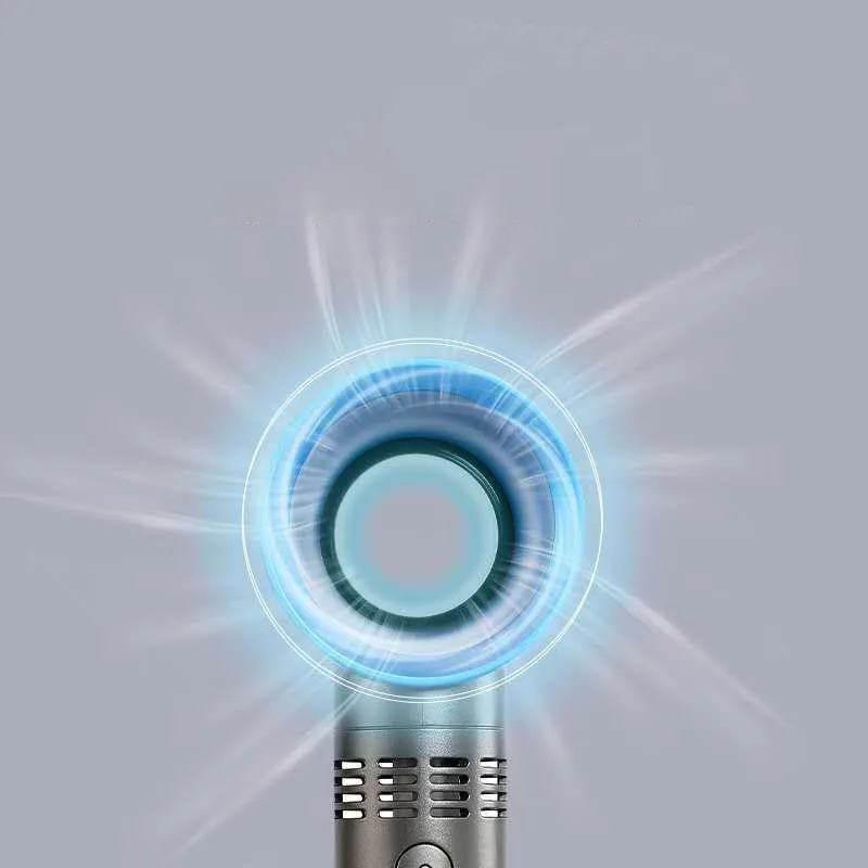 Новый ручной безлопастный маленький вентилятор с USB-зарядкой мини домашний