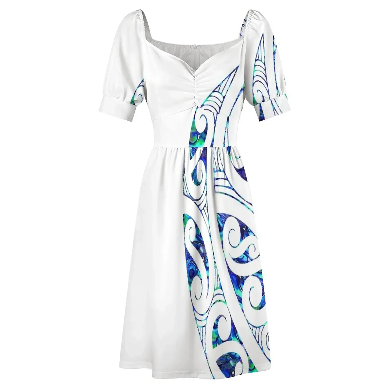 Зеландия Маори Пауа Морское ушко Кору Племенные Татуировки Искусство Носа Art