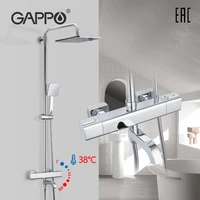 Gappo душевые системы душевая система термостатный смеситель для ванной тропический душ система душевой комплект