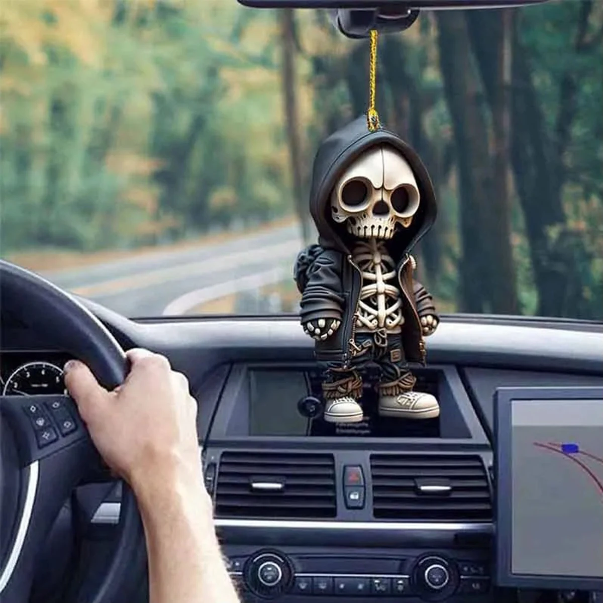 Акриловое Подвесное Украшение Для Автомобиля С Черепом Милый И Крутой HelloWeen