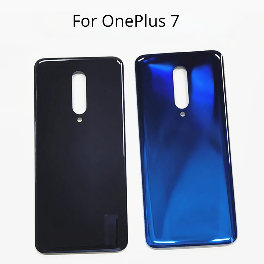 

6.41" Glass Back Case For OnePlus 7 Battery Cover Back Rear Door 1+7 Housing Replacement Parts For Oneplus7 Back Housing