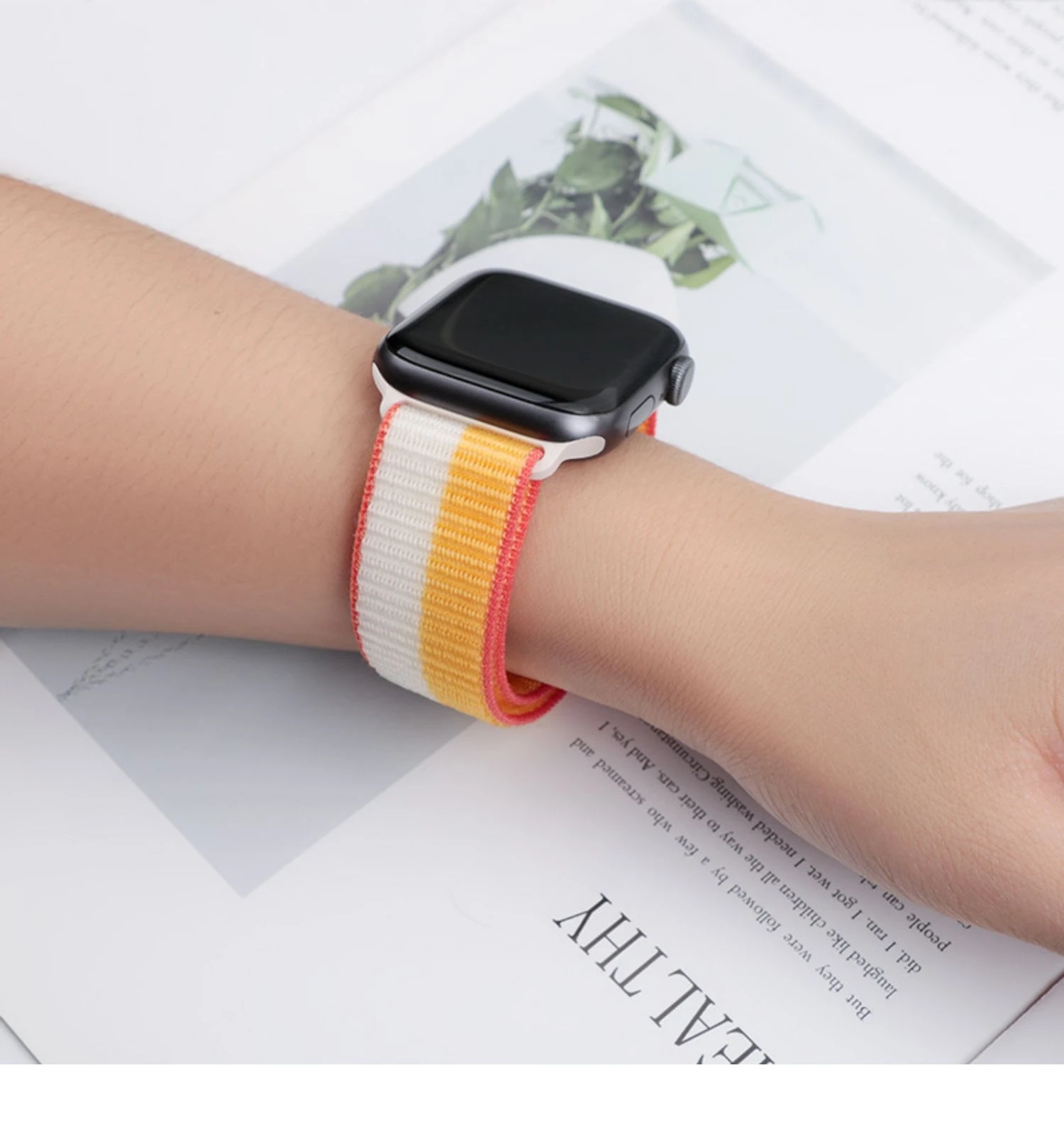 Nylon Strap For Apple Watch Band 44mm 40mm 49mm 45mm 41mm 42mm 38mm 45 mm Bracelet Correa iwatch Series 8 se 7 6 5 3 Ultra Band
