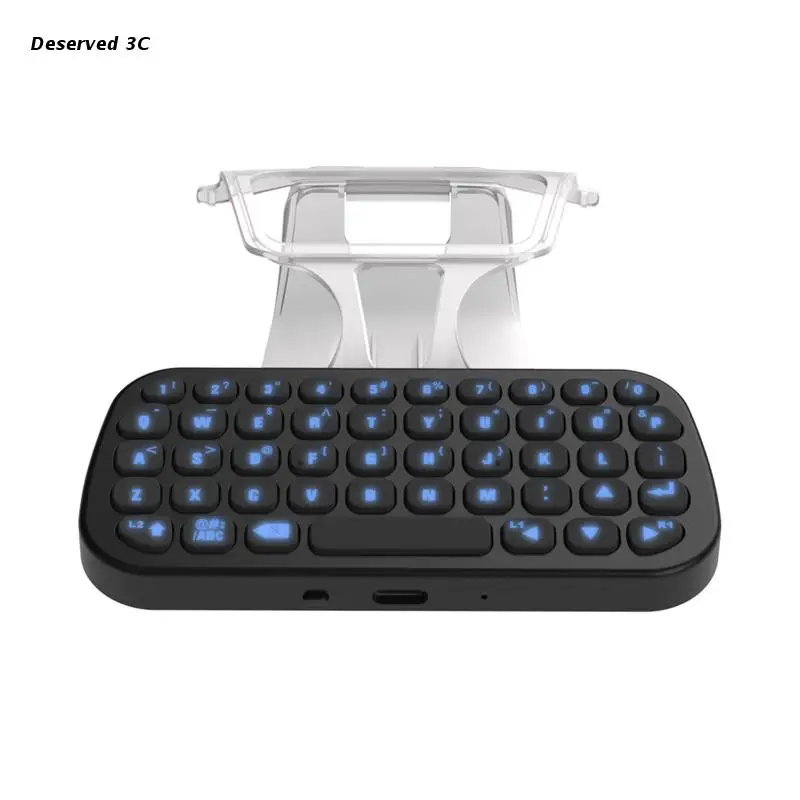 

Беспроводная клавиатура, внешняя клавиатура с клипсой, клавиатура, панель для чата для PS5