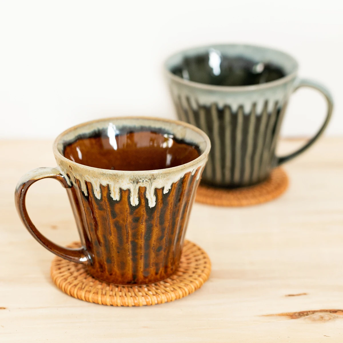 

Hand-made Japanese coarse pottery kiln glaze retro coffee cups and cups ceramic mugs كوب قهوة juego de tazas de cafe كوب قهوه