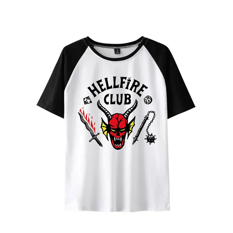 

2022 New Cossky Strange Things Season 4 Hellfire Club Cospaly Adult couple Fashion Short Sleeve Costume