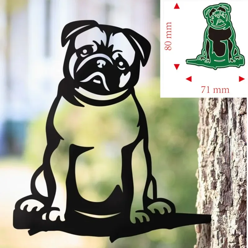 Металлические штампы форма животное собака Украшение скрапбукинг бумага