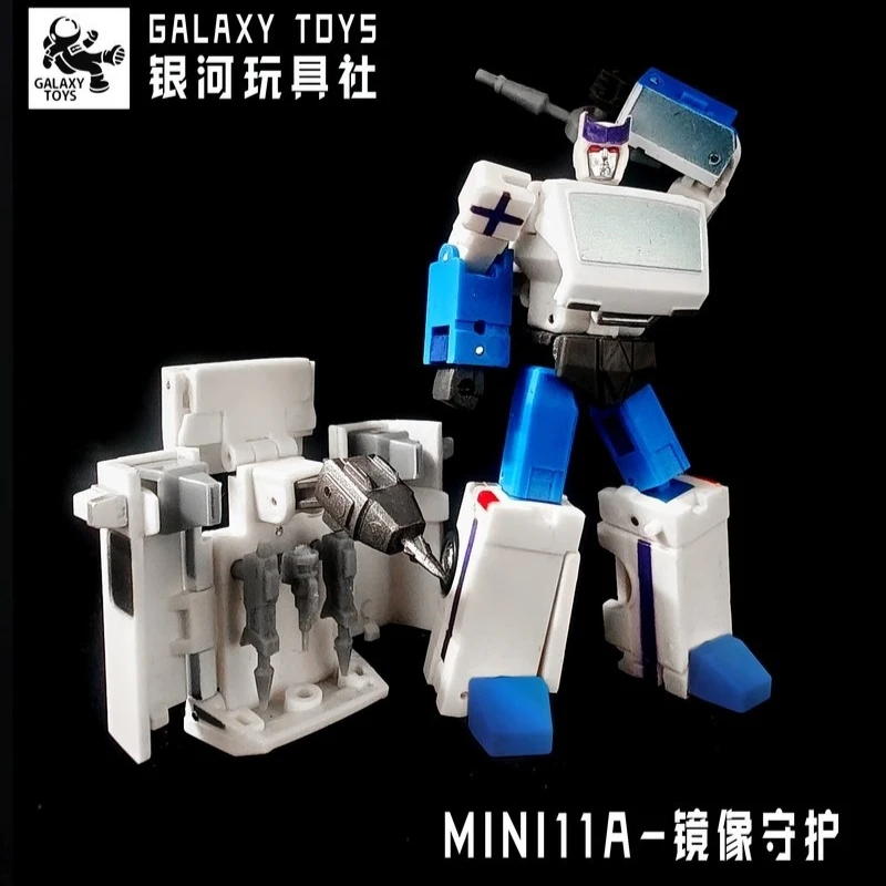 Фото Игрушки Galaxy Toys: Трансформирующиеся фигурки Mini11 Ratchet, маленькие коллекционные фигурки-хранители, деформируемые модели автомобилей №5