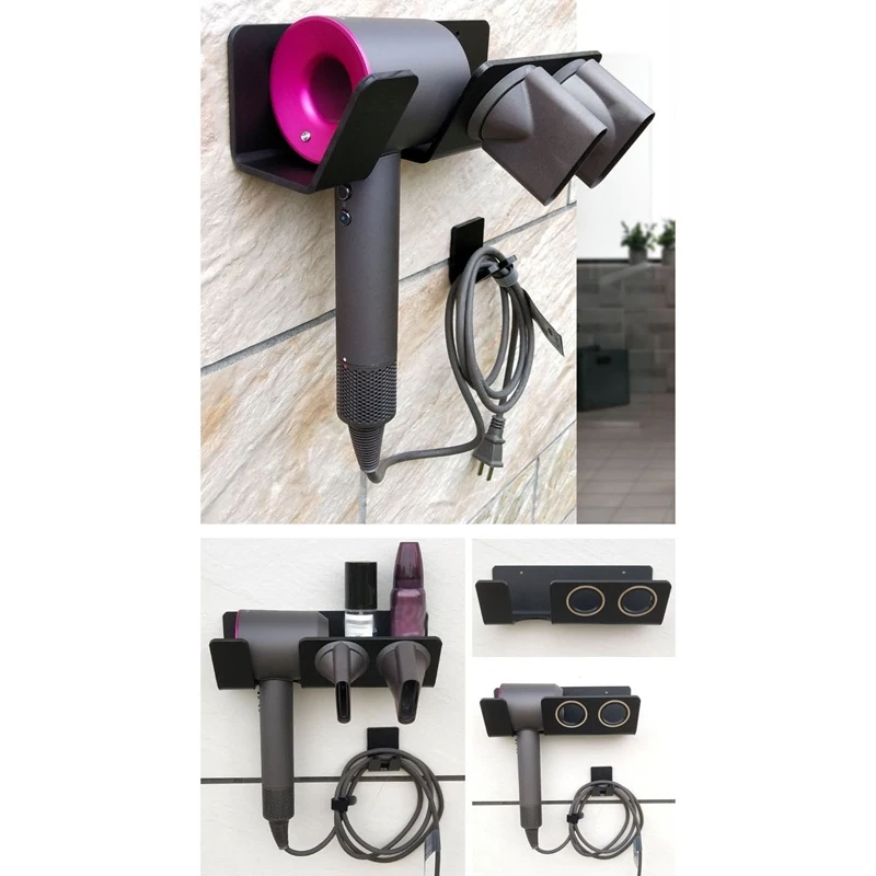 supersonic hair dryer holder bathroom storage organizer shelf for wall mount bathroom hardware accessories for dyson free global shipping