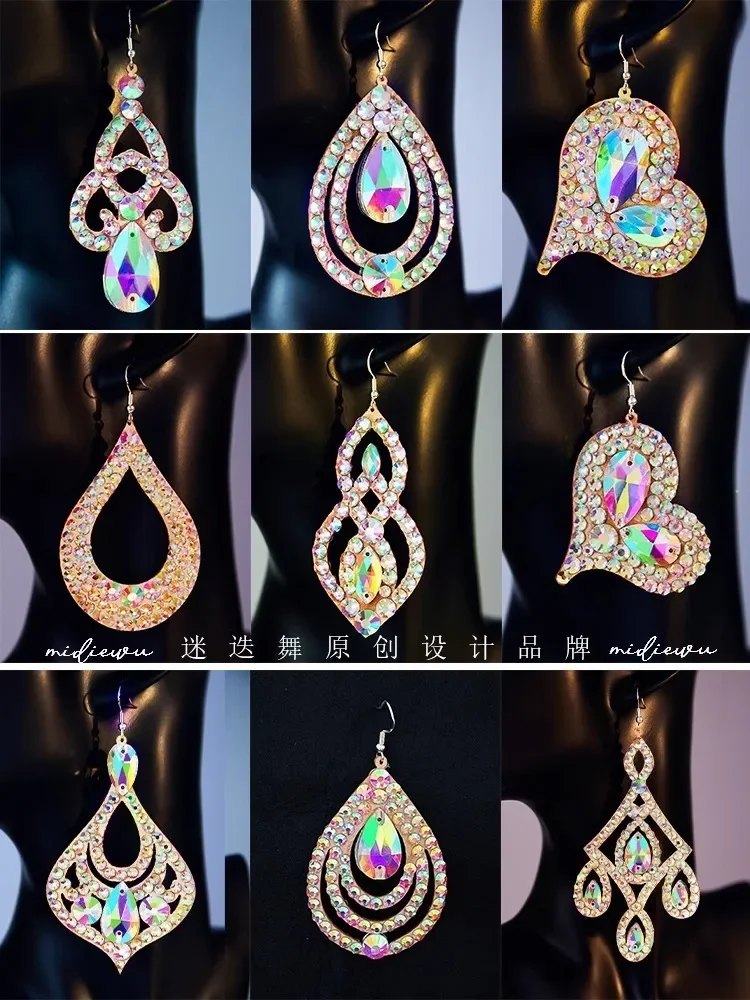 Новинка 2024 серьги для танца живота серебряные крючки ручной работы