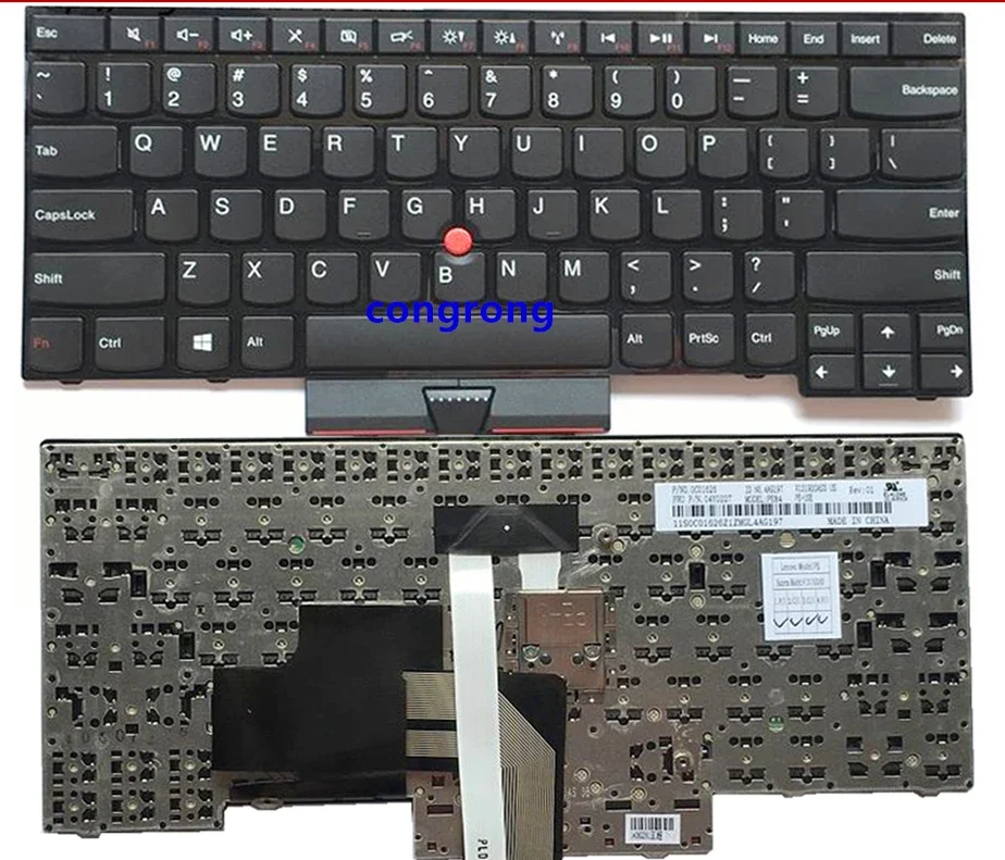 Американская клавиатура для IBM Thinkpad Lenovo Edge E330 E335 E430 E430C E435 черная ноутбука