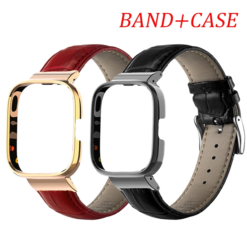 

Strap Case Protector For Redmi Watch 3/3 Active Smart Watch Leather Bracelet For Mi Watch Lite Belt Redmi Watch 2 lite Wristband
