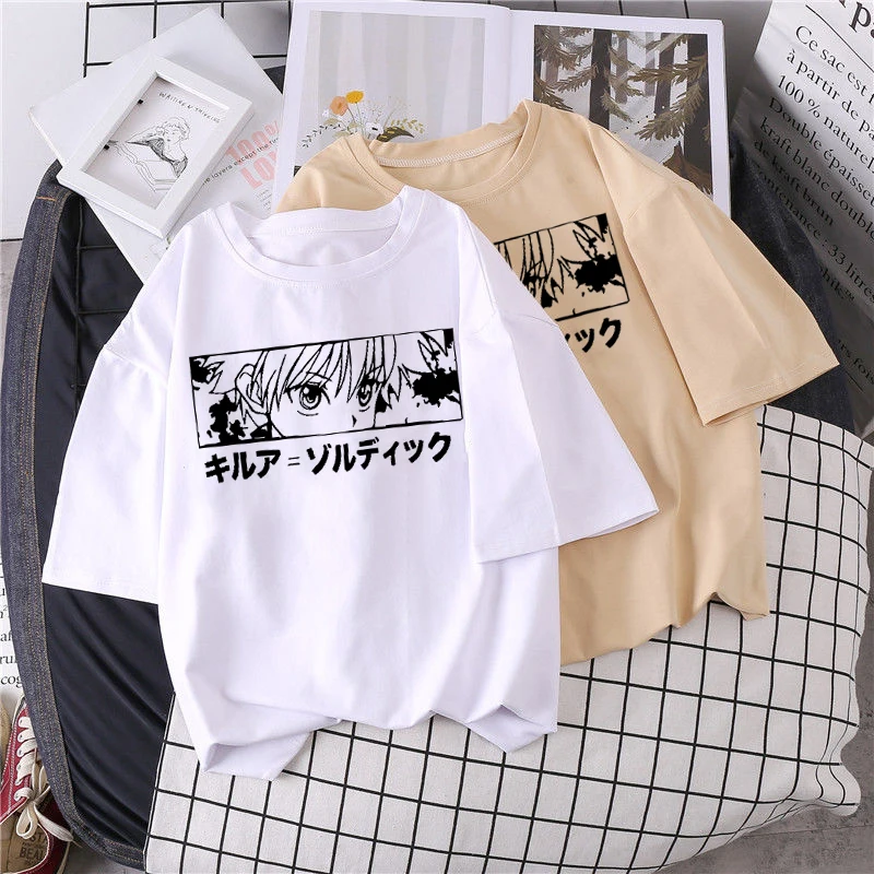 Hunter X Аниме одежда для женщин Графические футболки Готический кавайный Харадзюку