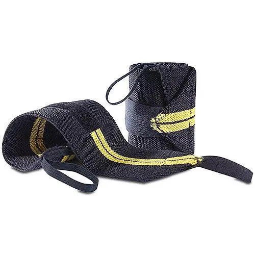

Gold's Gym and Yellow Wrist Wraps, Pair