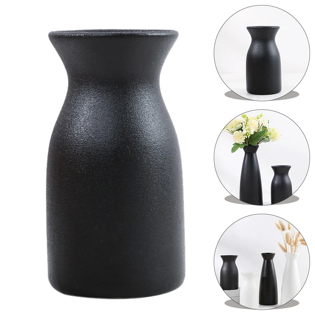 

Flowers Vase Ceramic Plant Vase Desktop Dried Flowers Vase Simple Flower Bottle