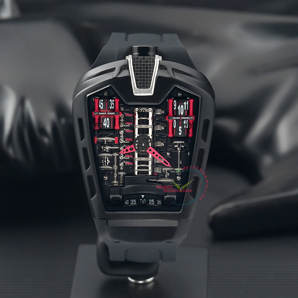 

2023 New MP-05 LaFerrari Black Dial Quartz Automatic Chronograph Men's 42MM Watch Luxury Wristwatches Relogio Masculino