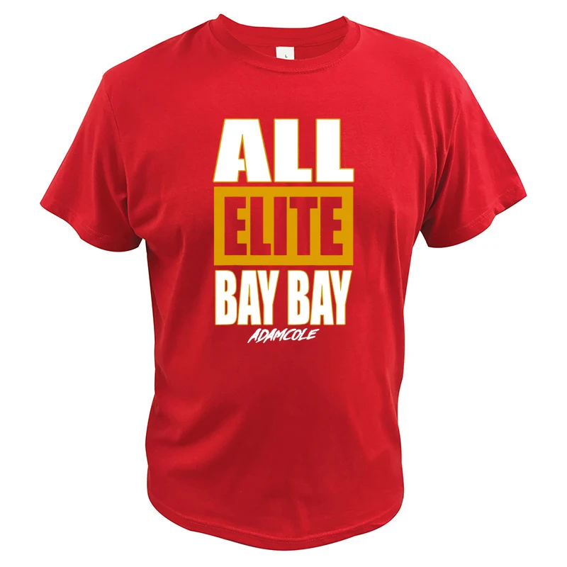 Футболка All Elite Bay Adam Cole-футболка, профессиональная хипстерская футболка в американском стиле, новинка, мягкие удобные повседневные хлопковы... (art.: 3920bcfeb7138) - 3920bcfeb7138