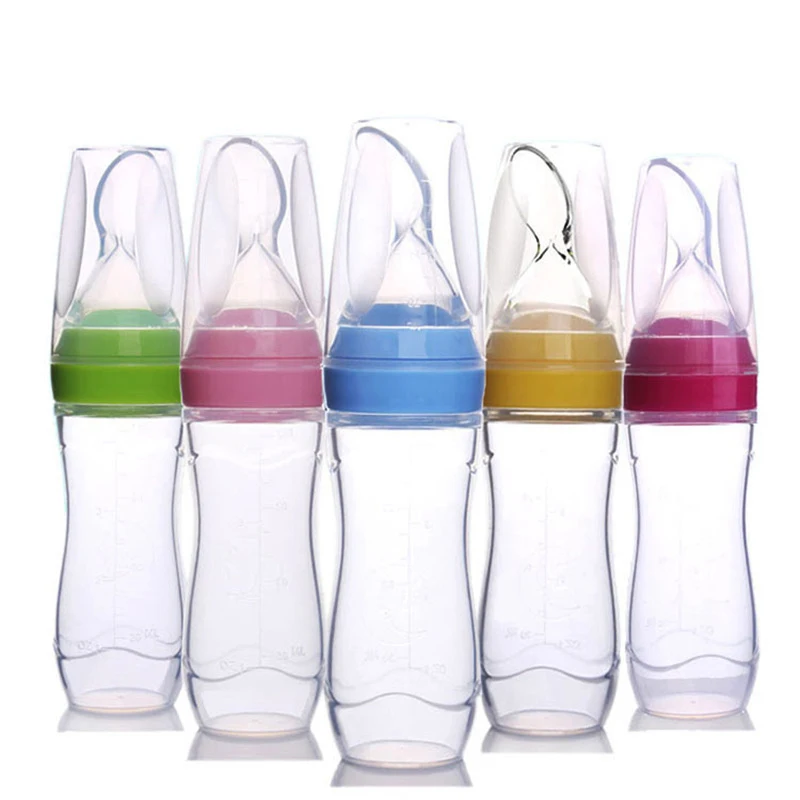 

120 мл, выдавливаемая ложка для кормления ребенка, бутылка, силиконовая добавка для новорожденных, рисовая паста для младенцев, ложка для лек...