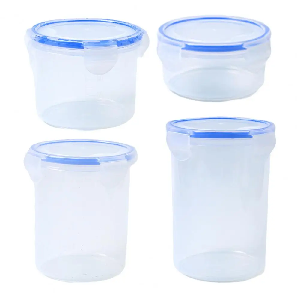 

Storage Jar 1 Set BPA Free Dust-Proof Transparent Dry Food Grain Storage Container Kitchen Supply