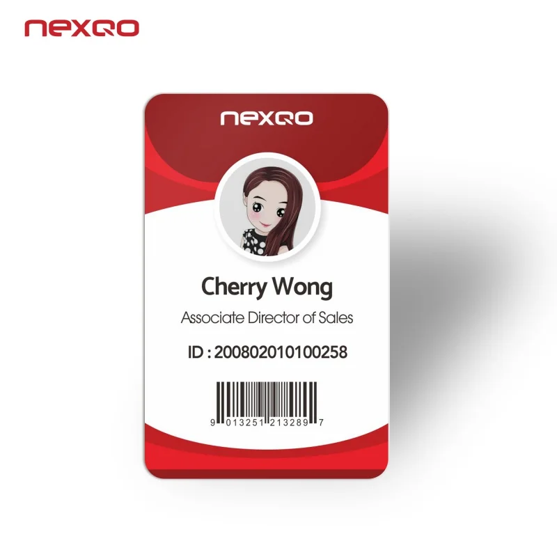

custom design CR80 85.5*54mm Printable Blank RFID NFC Card for ID Card Printer 125Khz 13.56Mhz Work Card