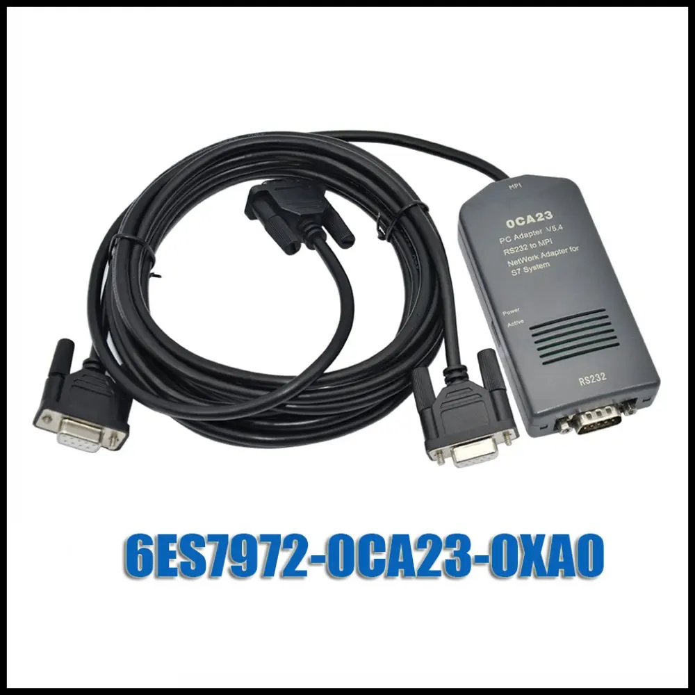 CNC PC-MPI Adapter For Siemens S7-300/400 PLC 6ES7972-0CA23-0XA0 Programming Download Data Cable S7-300 S7-400 RS232 To MPI  PLC