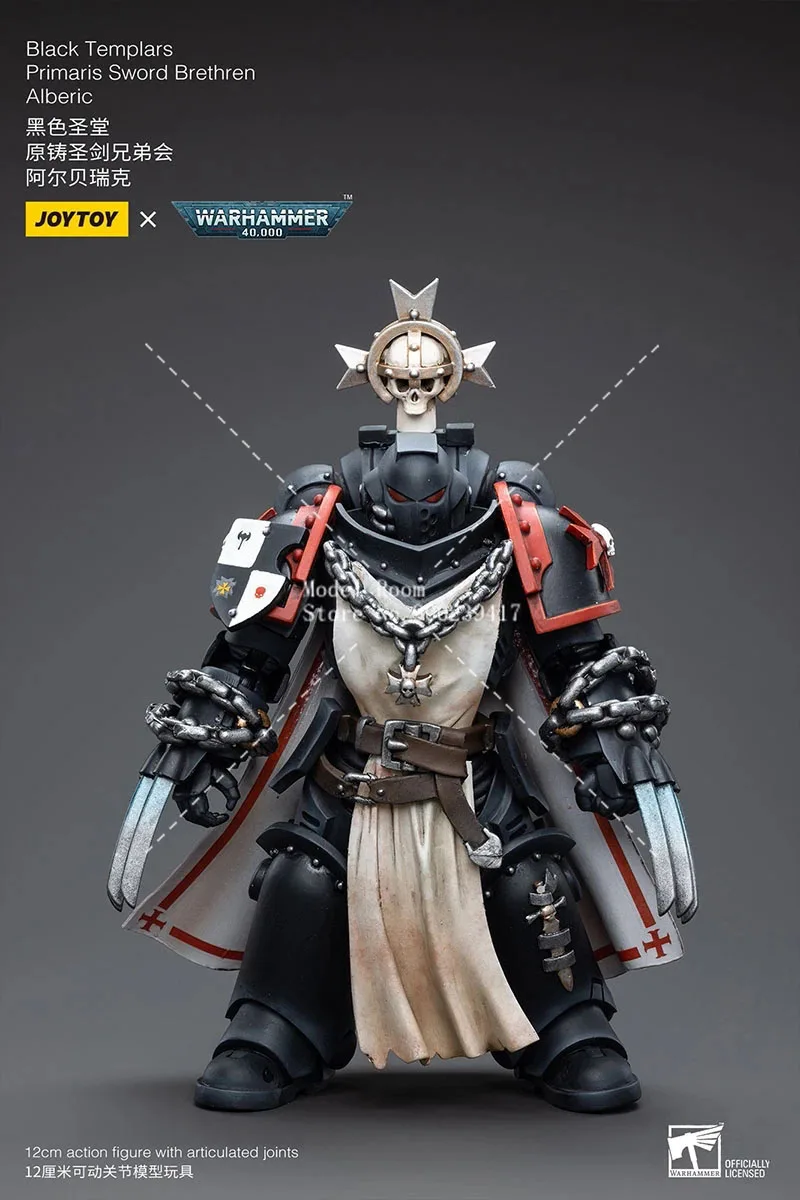 Черные тамплиеры JOYTOY Warhammer 40K 1/18 Ultramarines Intercessors Adeptus Mechanicus