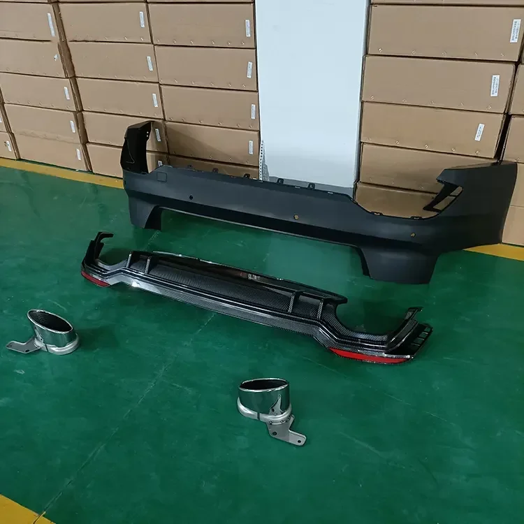 Высококачественный задний бампер для Audi A4 B9 модифицированный к RS4 диффузор с