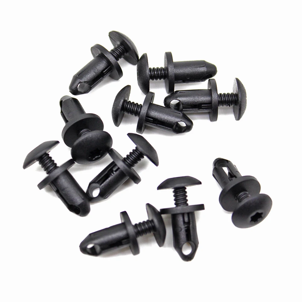 

For GM Mounting Clip Set of 20 Nylon Bolts Push Rivets 6mm Hole Fixing Fastener