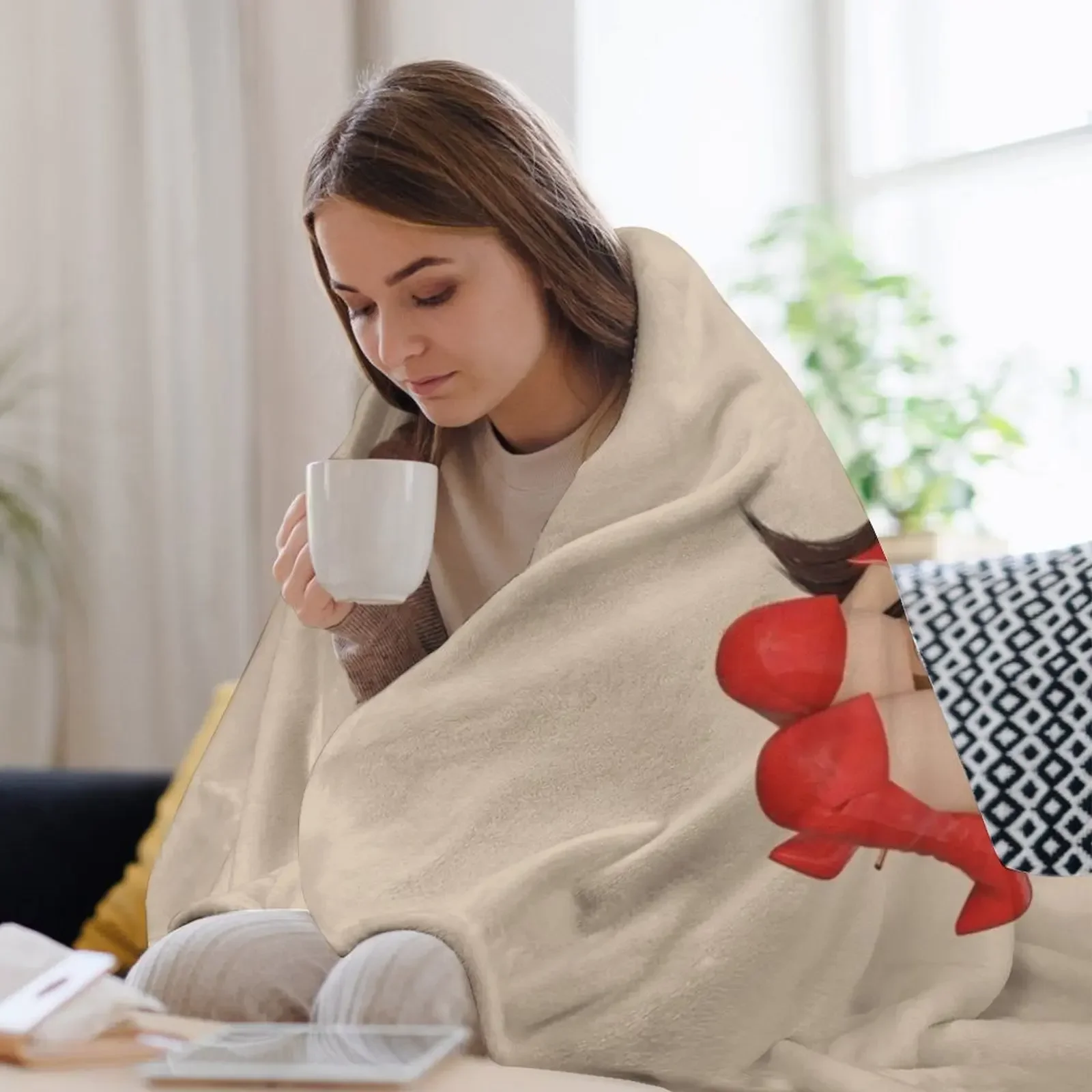 Одеяло Anetra одеяла для украшения диванов