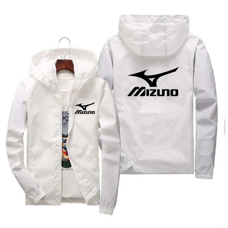 

2022 new men's parka coat thin jacket spring and summer jacket men's hot sale jacket men's solid color stand-up collar zipper
