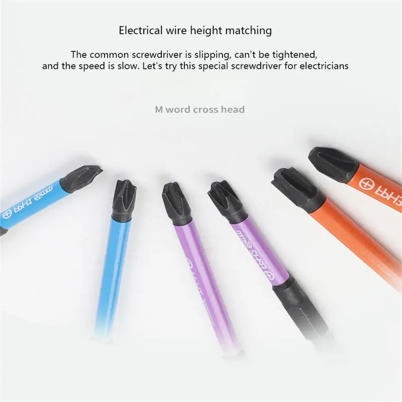 

Magnetic Special Cross Screwdriver Bit Nutdrivers Alloy Steel FPH1 FPH2 FPH3 For Socket Switch Power Electrician Power Tool