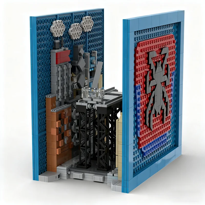 1221 шт. MOC паук, книга метро, уголок, модель супергероев, строительные блоки, архитектура, креативные игрушки, идея для рождественских подарков (art.: 3920d47ce2f74) - 3920d47ce2f74