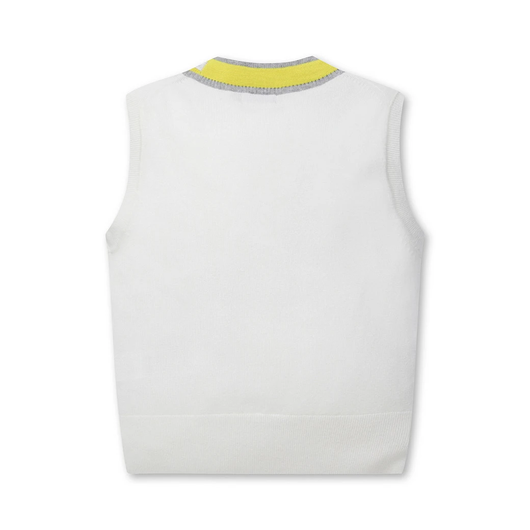 Korean Style Luxury G4 Knit Sweater Vest Ladies Casual Ladies Sweater Vest Retro Fashion Ladies Knit Sleeveless Top