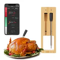 Wireless Meat Food Steak Thermometer for Oven Grill BBQ Smoker Rotisserie Smart Digital Bluetooth BBQ Kitchen Cooking Barbecue
