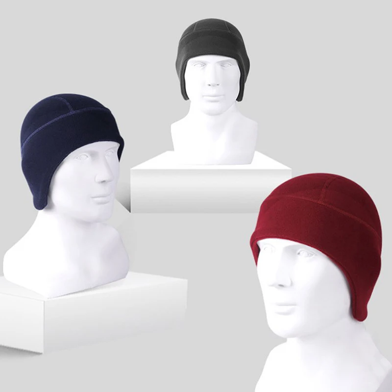 

Зимняя шапка, теплые спортивные шапки для бега, мягкая эластичная теплая шапка с ушками для фитнеса, сноуборда, походов, велоспорта, лыж, ветрозащитная шапка для мужчин и женщин