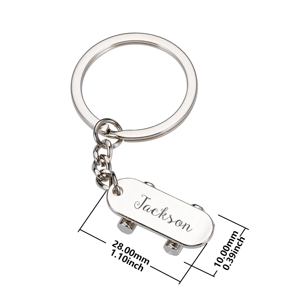 Индивидуальное название брелок для скутера новинка повседневный металлический