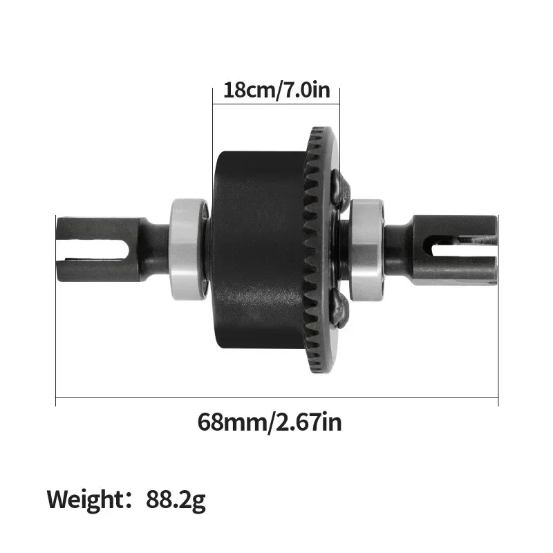Комплект шестерен главного дифференциала 15T/42T для RC Arrma 1/7Infraction Limitless1/8Typhon Kraton