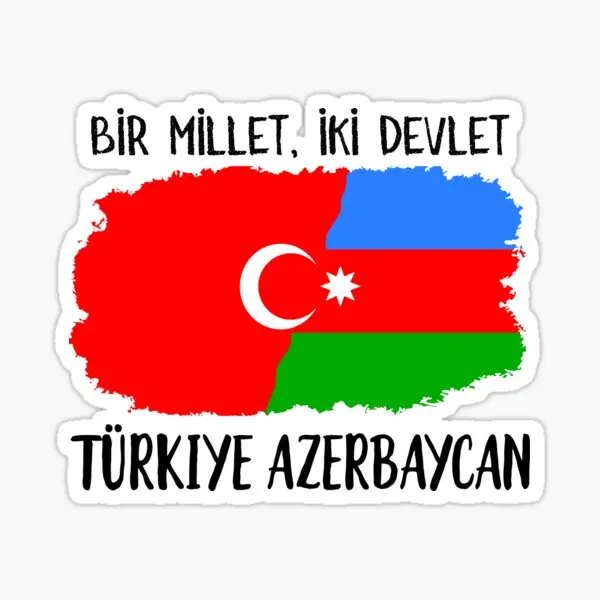 

A Nation two States Sticker Bonding Turkey-Azerbaijan