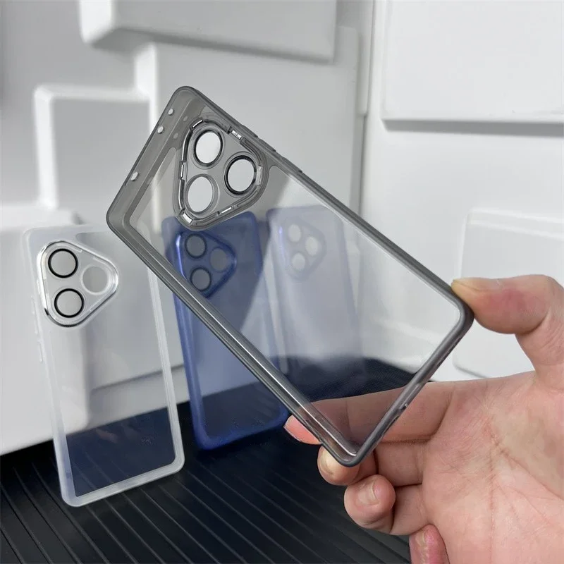 Роскошный чехол с пленкой для объектива OPPO Realme GT6 GT 6 6T RealmeGT6T 5G защитный прозрачный