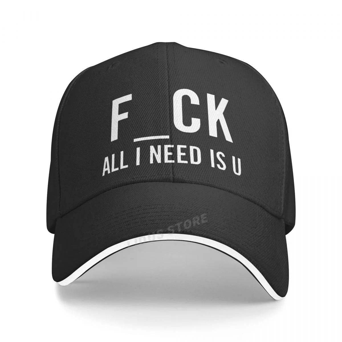 All I Need Is U Funny Letter Print Baseball Cap 100%Cotton Men Women Original Design Brand Snapback Hats