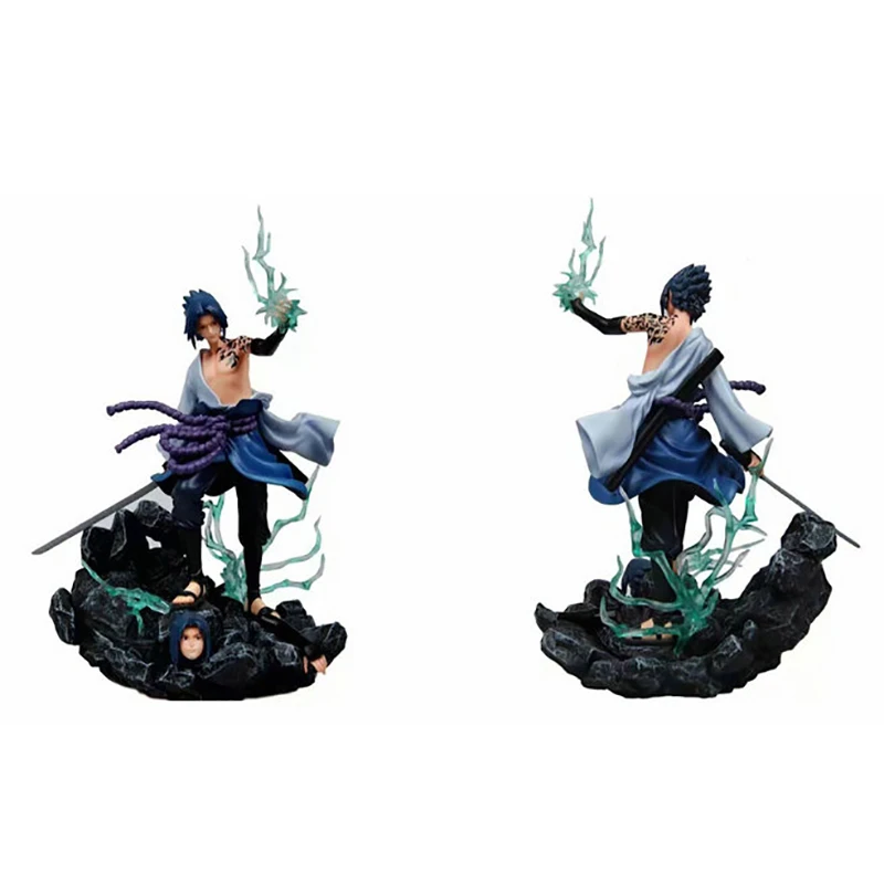 

Naruto Shippuden GK Hatake Kakashi Lightning Cutter Battle Version Anime Action Figure Model 27cm Statue Collectible Toy Figma