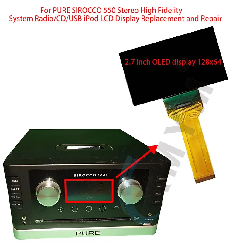 Radio/cd/usb Ipod Lcd Display Replacement And Repair