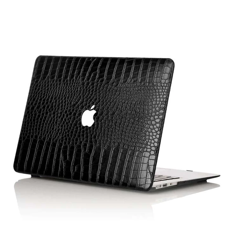 Жесткий чехол из крокодиловой кожи для MacBook Air 13 Pro 16 15 ноутбука Macbook A2337 аксессуары