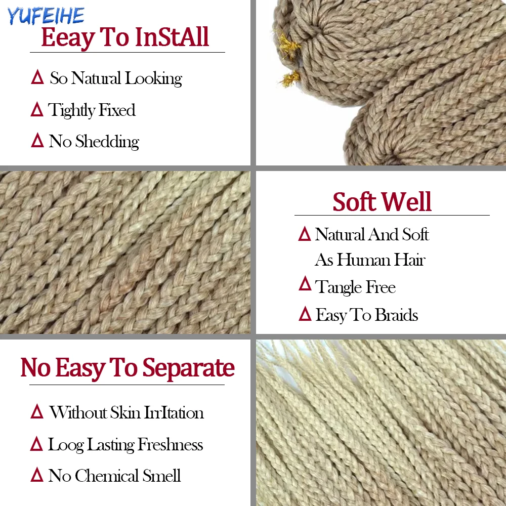 Синтетические косички для наращивания волос 18 дюймов