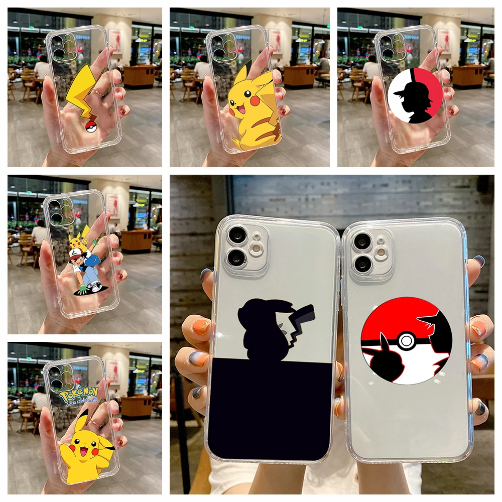 

For 14PRO Fashion Cute Cartoon Pet Phone Case for IPhone13 11 12 14 Pro XR XS MAX 8 X 7 Plus SE 13 Pro Design Pikachus Covers