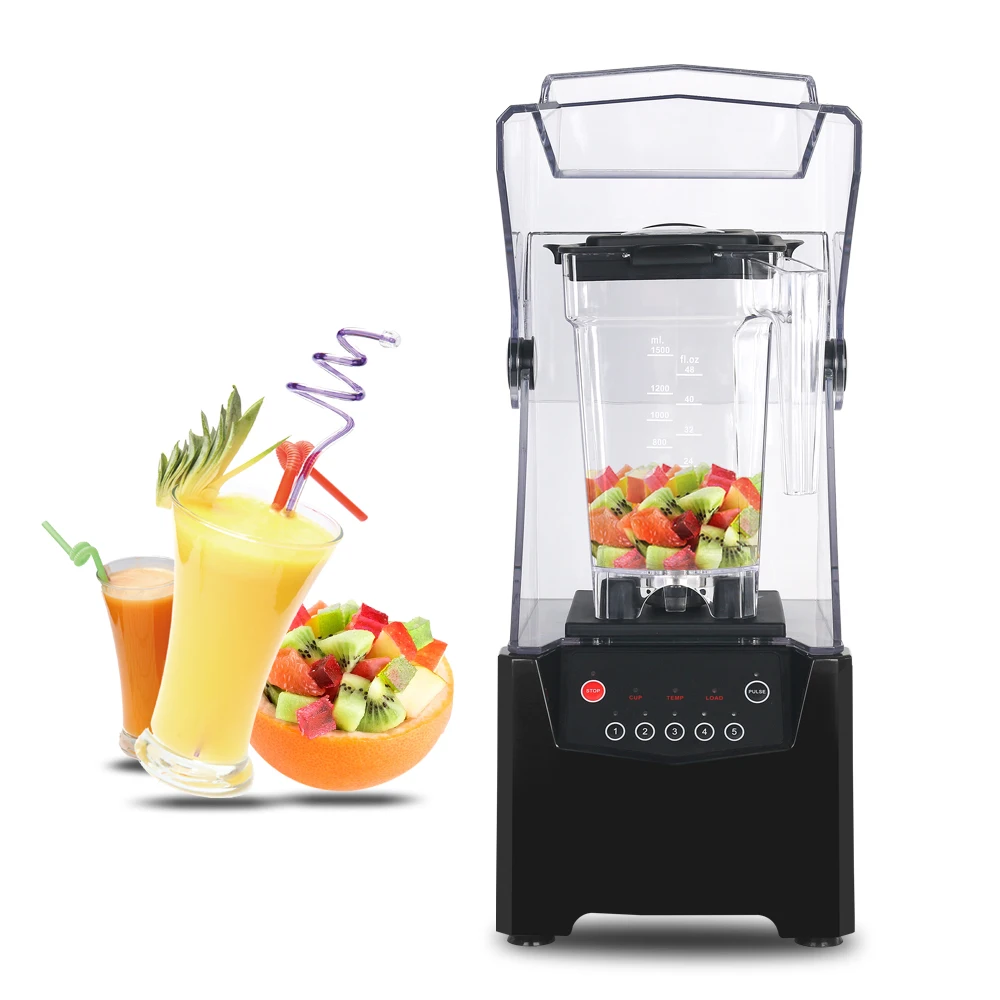 

ITOP 1.5L Smoothie Blender 1200W Ice Crusher Soundproof Professional Blender 5-Speed 11000-18000RPM Commercial Drink ShopMachine