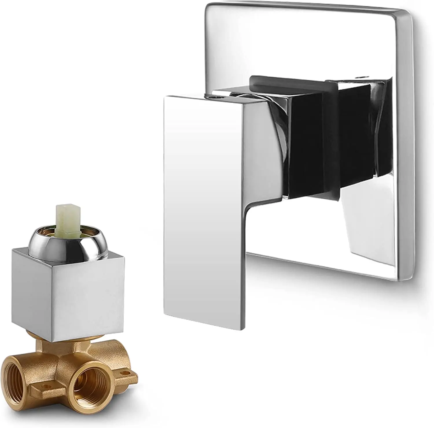 

Shower Mixer Valve Shower Faucet Brass Bathroom Hot Cold Bath Mixer Valve Wall Mounted Water Tap torneira chuveiro