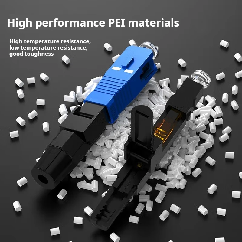 SC Quick Field Assembly FTTH Встроенный оптоволоконный быстрый разъем APC SM Fiber UPC Холодный